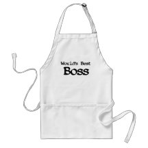 Worlds Best Boss Apron