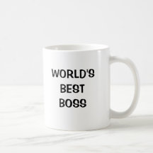 World's Best Boss Coffee Mug