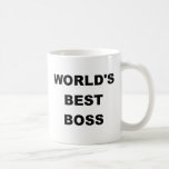 World's Best Boss Coffee Mugs