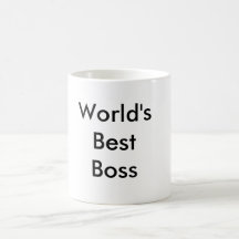 World's Best Boss Coffee Mugs