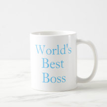 Worlds Best Boss Coffee Mugs