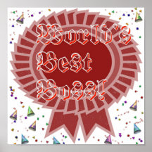 World's Best Boss Framed Print