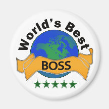 World's Best Boss Fridge Magnets