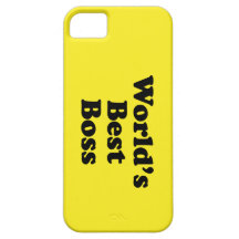 World's Best Boss iPhone 5 Cover