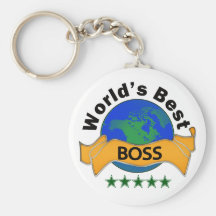 World's Best Boss Keychain