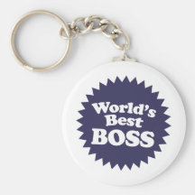 World's Best Boss Keychain