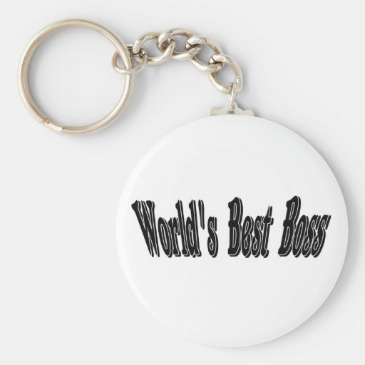Worlds Best Boss Keychain