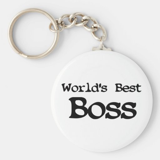 Worlds Best Boss Keychains