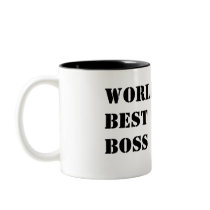 World's Best Boss Mugs