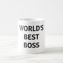 WORLD'S BEST BOSS MUG