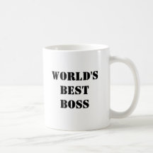 World's Best Boss Mugs