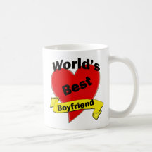 World's Best Boyfriend Coffee Mugs
