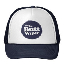 World's Best Butt Wiper Nurse CNA RNA Mesh Hats