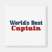 Worlds Best Captain Fridge Magnets