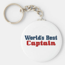 Worlds Best Captain Key Chain