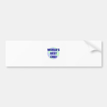 WOrld's Best Chef Bumper Stickers