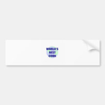 World's Best Cook Bumper Sticker