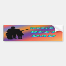 World's Best Dad Bumper Sticker