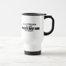 World's Best Dad - Electrician Mug