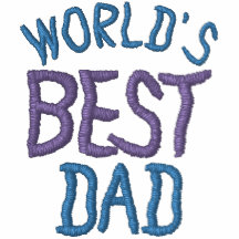 World's Best Dad Father's Day Fleece Zip Hoodie