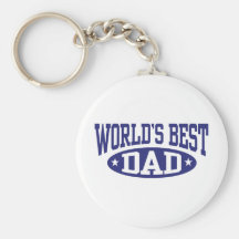 World's Best Dad Key Chains