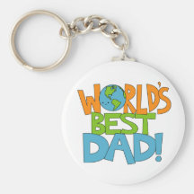 worlds best dad keyring key chains