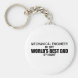 World's Best Dad - Mechanical Engineer Key Chains