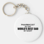 World's Best Dad - Pharmacist Key Chain