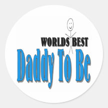 World's Best Daddy To Be Stickers
