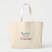 Worlds Best Grandma 1 Canvas Bags