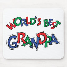 World's Best Grandpa Gift Mousemat