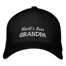 World's Best GRANDPA-Personalise Name Baseball Cap