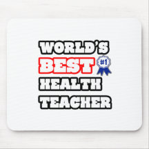World's Best Health Teacher Mousepads