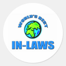 World's Best In-Laws Stickers