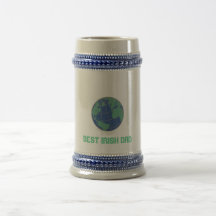 World's Best Irish Dad stein Mugs