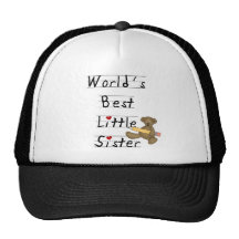 World's Best Little Sister Tshirts and Gifts Trucker Hats