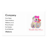 World's Best Mum (bears) Business Card