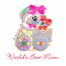 World's Best Mum (bears) Photo Cut Outs