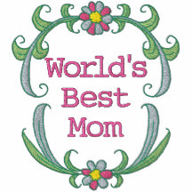 World's Best Mum Embroidered Shirt