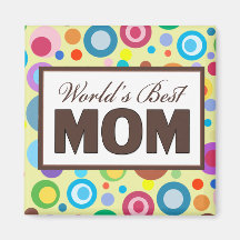 World's Best Mum Fridge Magnets
