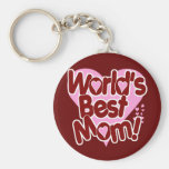World's BEST Mum! Keychains