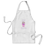 World's Best Mum (pink flowers) Apron
