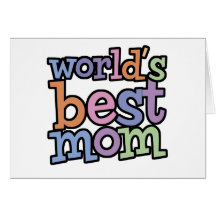 Worlds Best Mum T-Shirts & Gifts Card