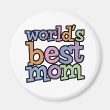 Worlds Best Mum T-Shirts & Gifts Magnet