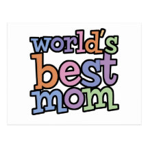 Worlds Best Mum T-Shirts & Gifts Post Card