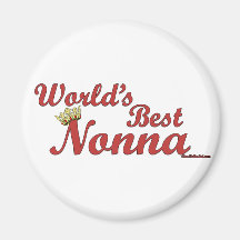 World's Best Nonna Fridge Magnets