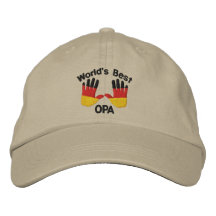 World's Best OPA Embroidered Cap Baseball Cap