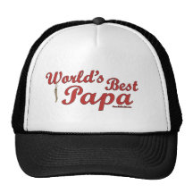 World's Best Papa Mesh Hat