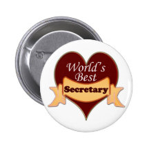 World's Best Secretary Button