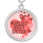 Worlds Best Sister Custom Necklace
